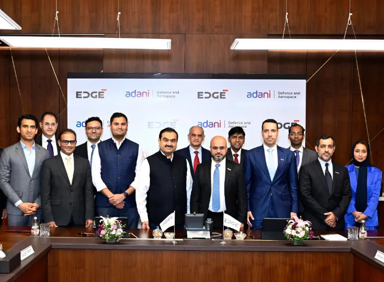 شركة أداني للدفاع والفضاء توقّع اتفاقية تعاون مع شركة إيدج الإماراتية